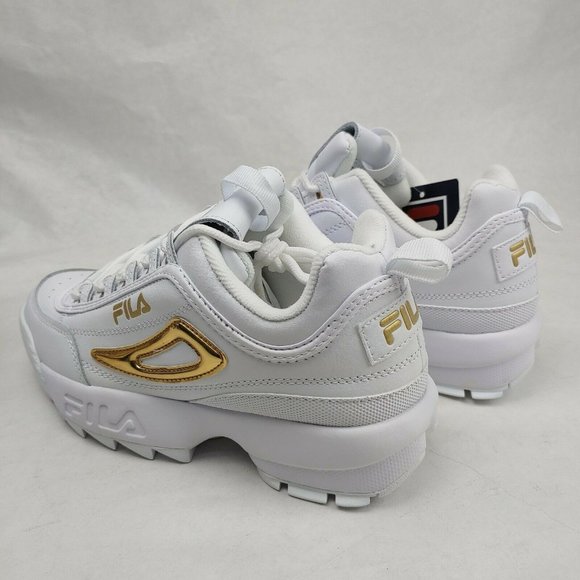 FILA Disruptor 2 II Metallic Accent Sneakers White - Picture 5 of 8